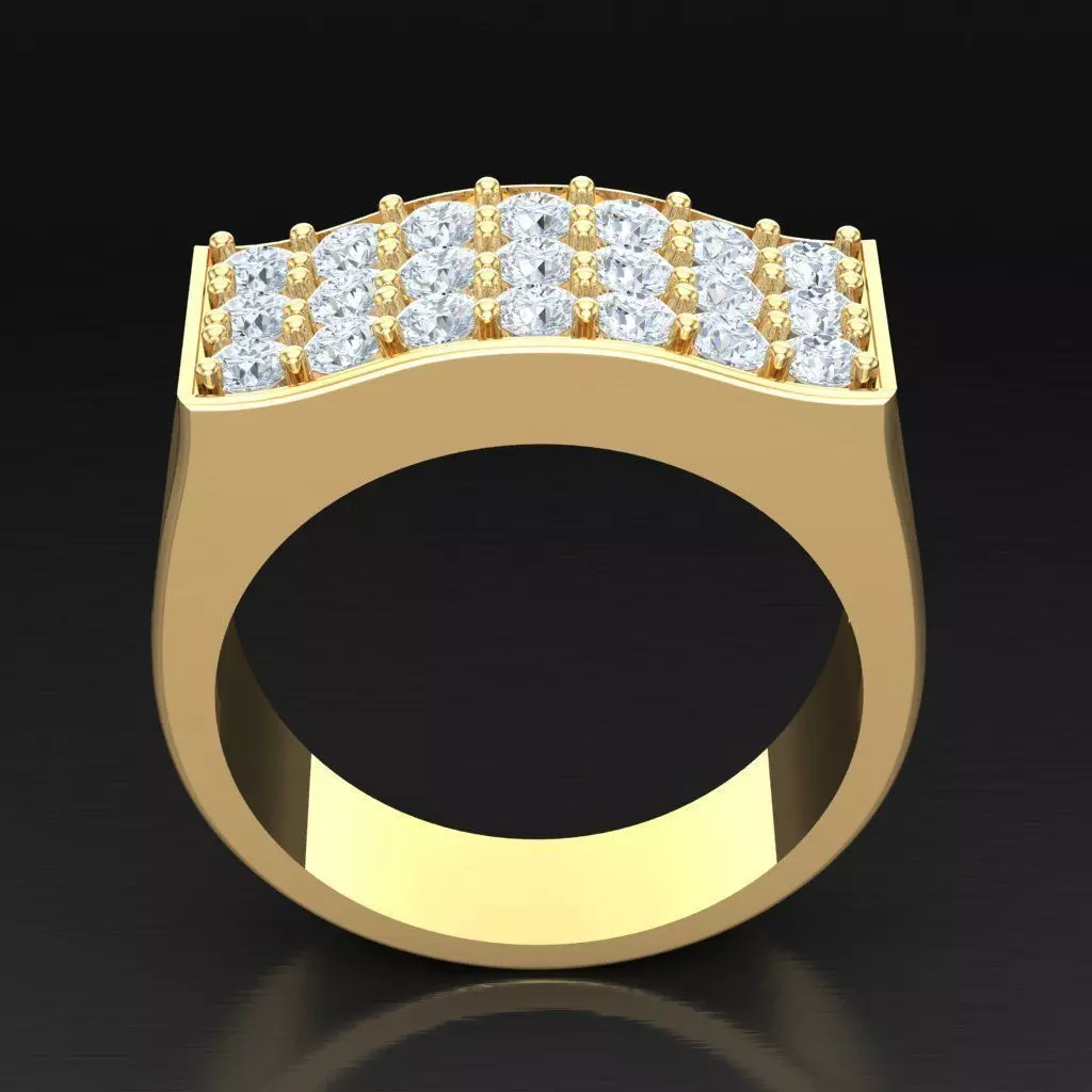 Luxury Men Rings Designs 5MR093 3D print model