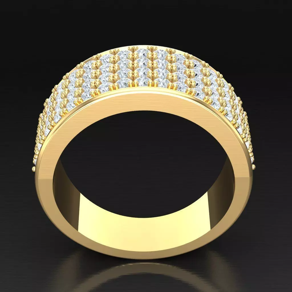 Luxury Men Rings Designs 5MR091 3D print model