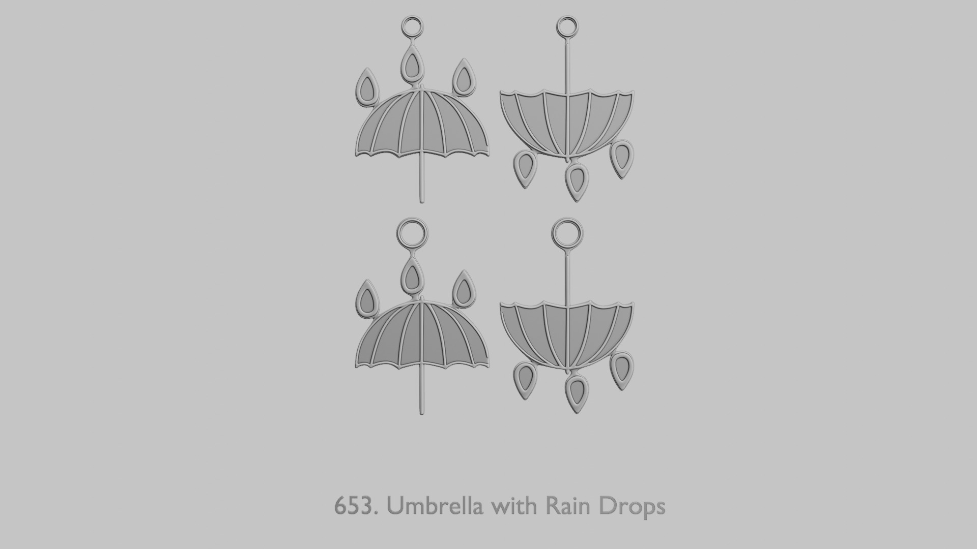 Weather Pendants Original Blend STL Collection 3D print model_12