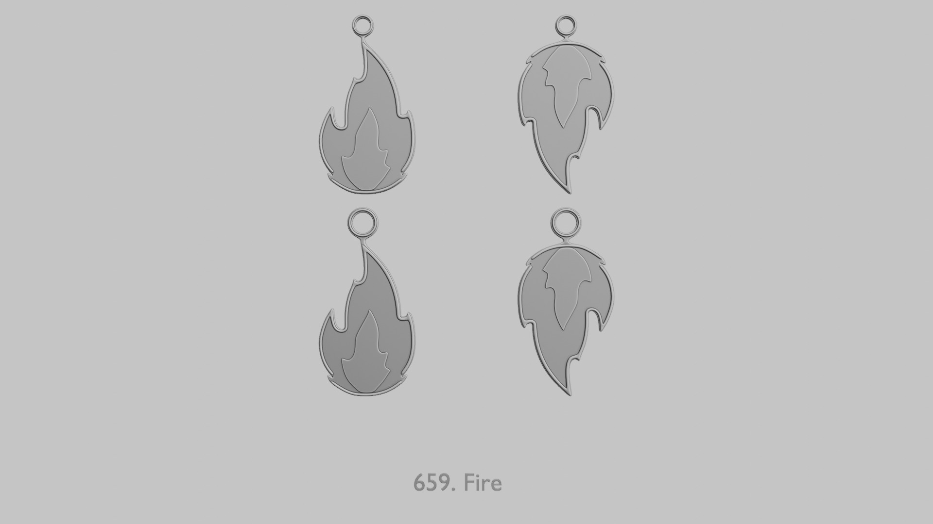 Weather Pendants Original Blend STL Collection 3D print model_17