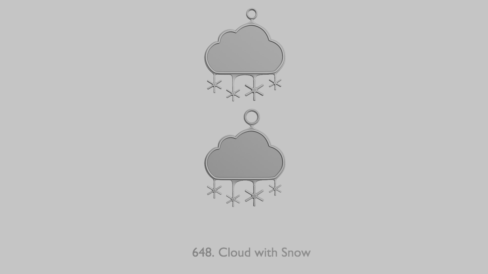 Weather Pendants Original Blend STL Collection 3D print model_7