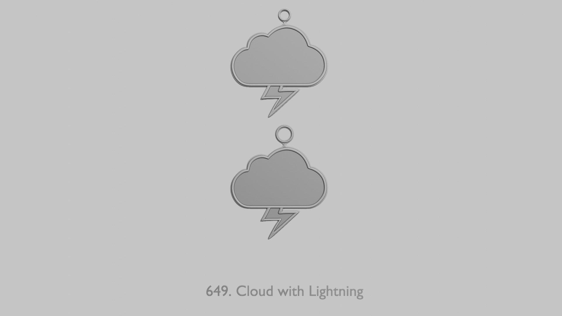 Weather Pendants Original Blend STL Collection 3D print model_8