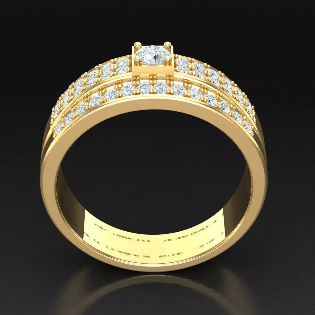 Luxury Men Rings Designs 5MR084 3D print model