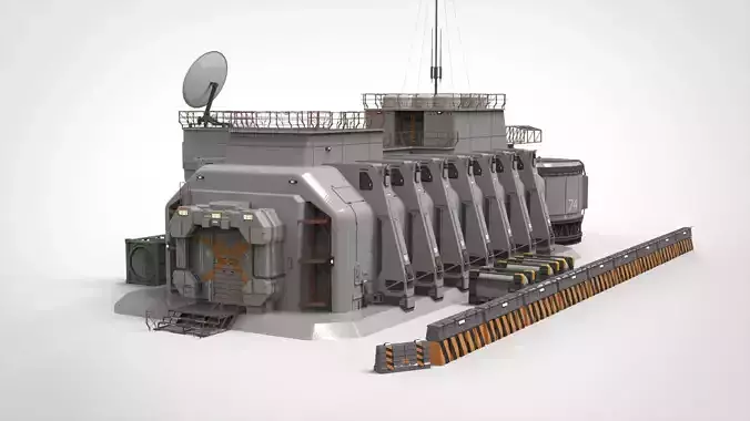sci fi hub 3D model