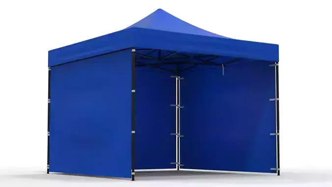 Event Tent 3x3 Modular Pop Up Canopy 3D model