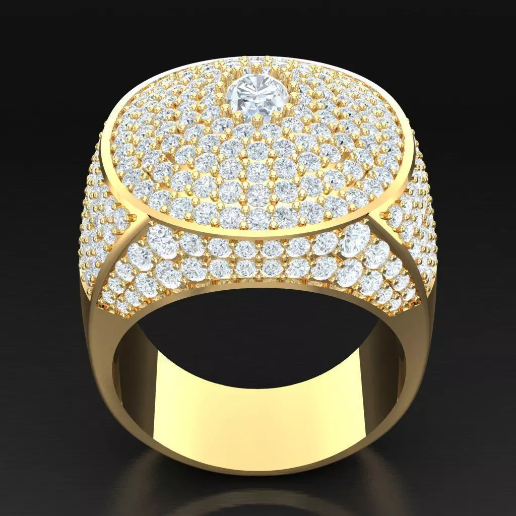 Luxury Men Rings Designs 5MR064 3D print model