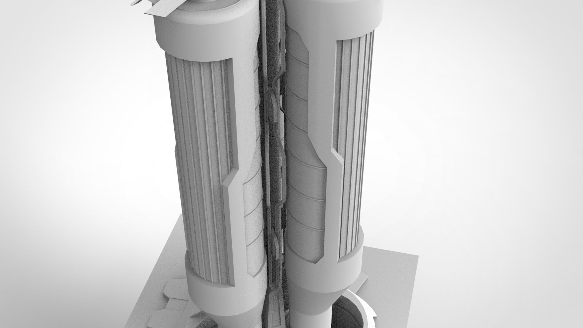 Sci Fi Modular Environment 6 3D model_8