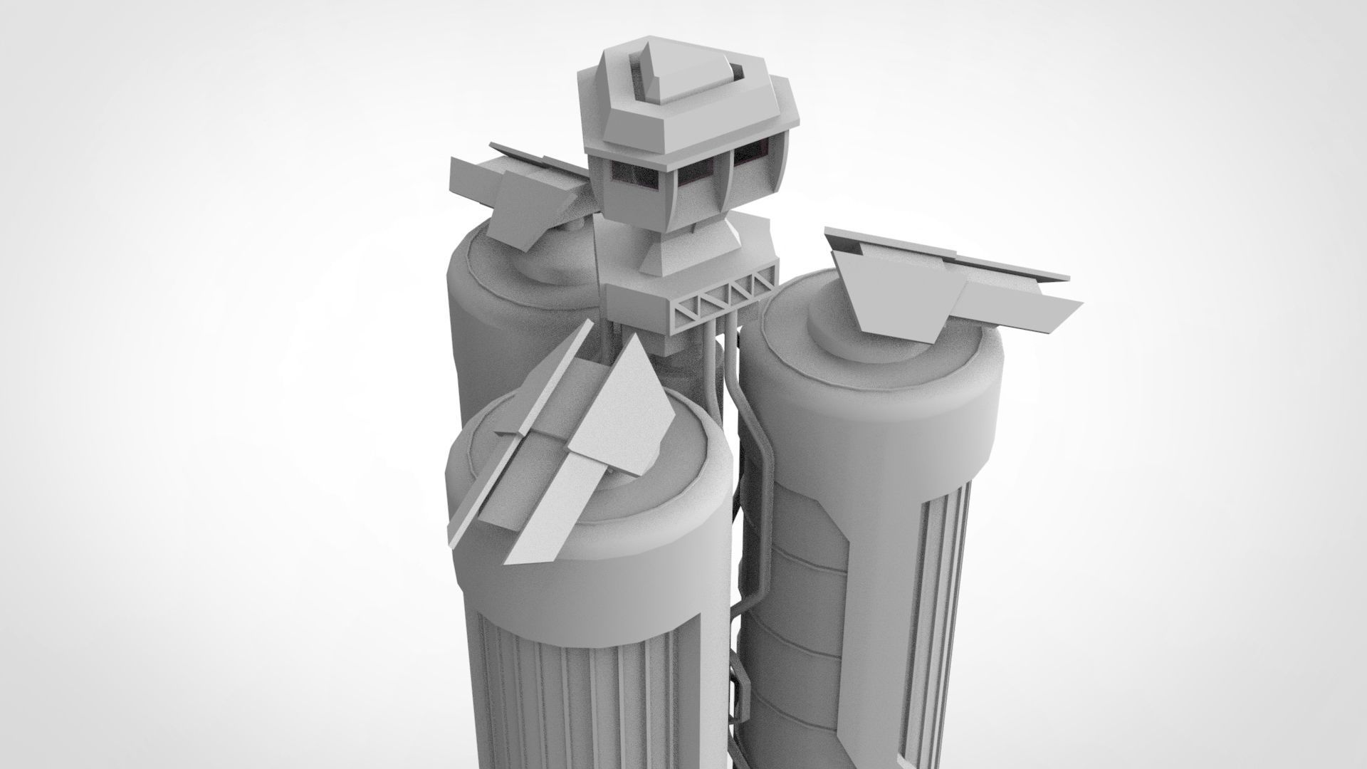 Sci Fi Modular Environment 6 3D model_7