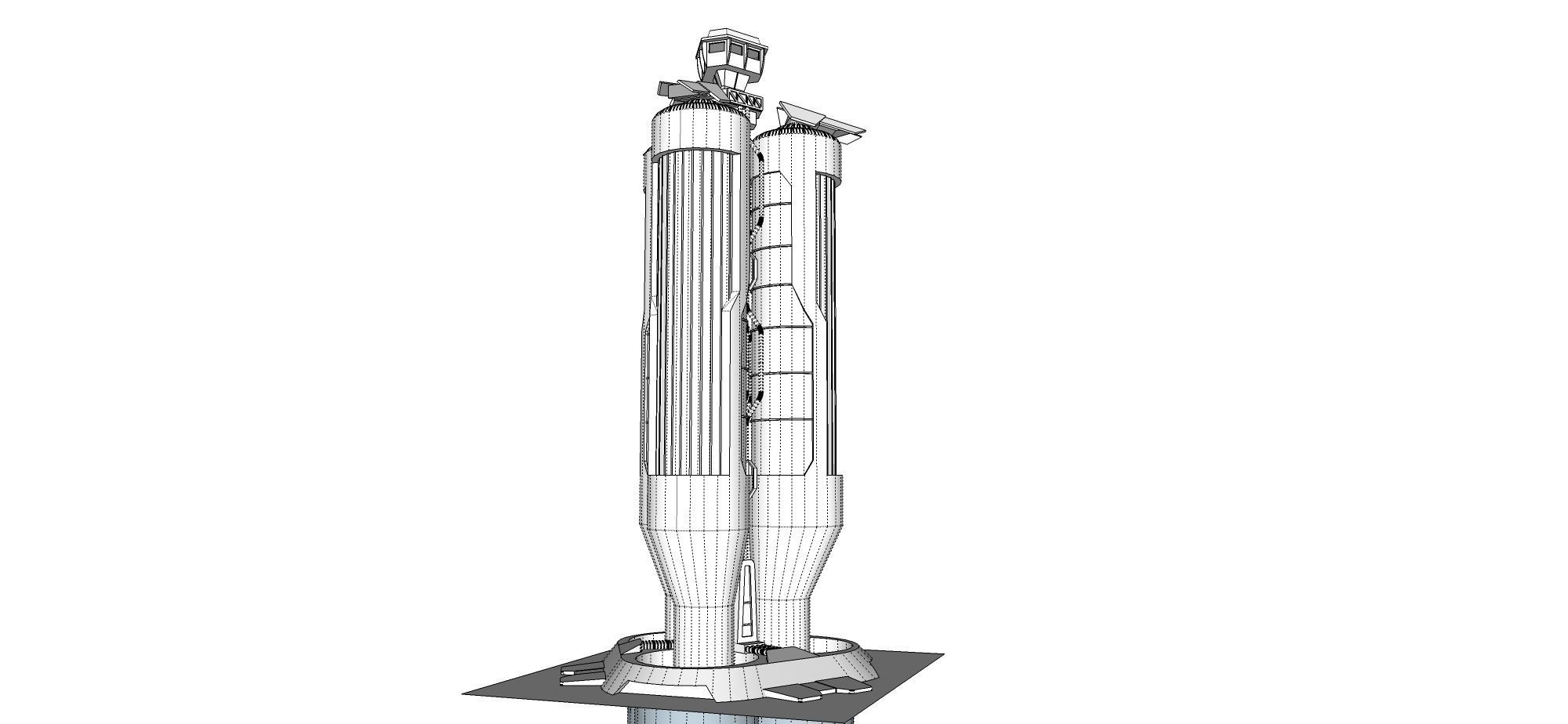Sci Fi Modular Environment 6 3D model_14