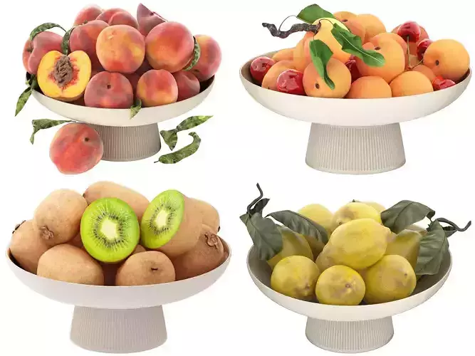 bowls of fruits collection 05