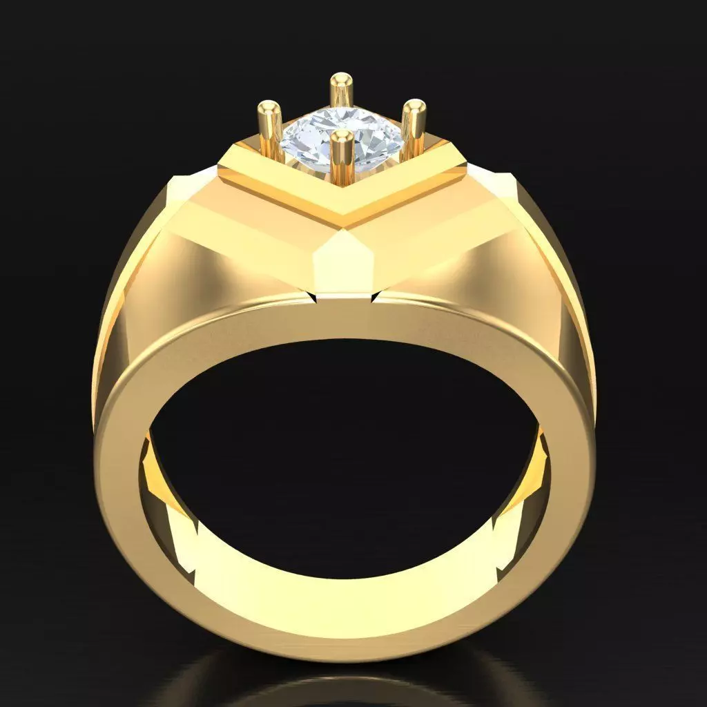 Luxury Men Rings Designs 5MR050 3D print model