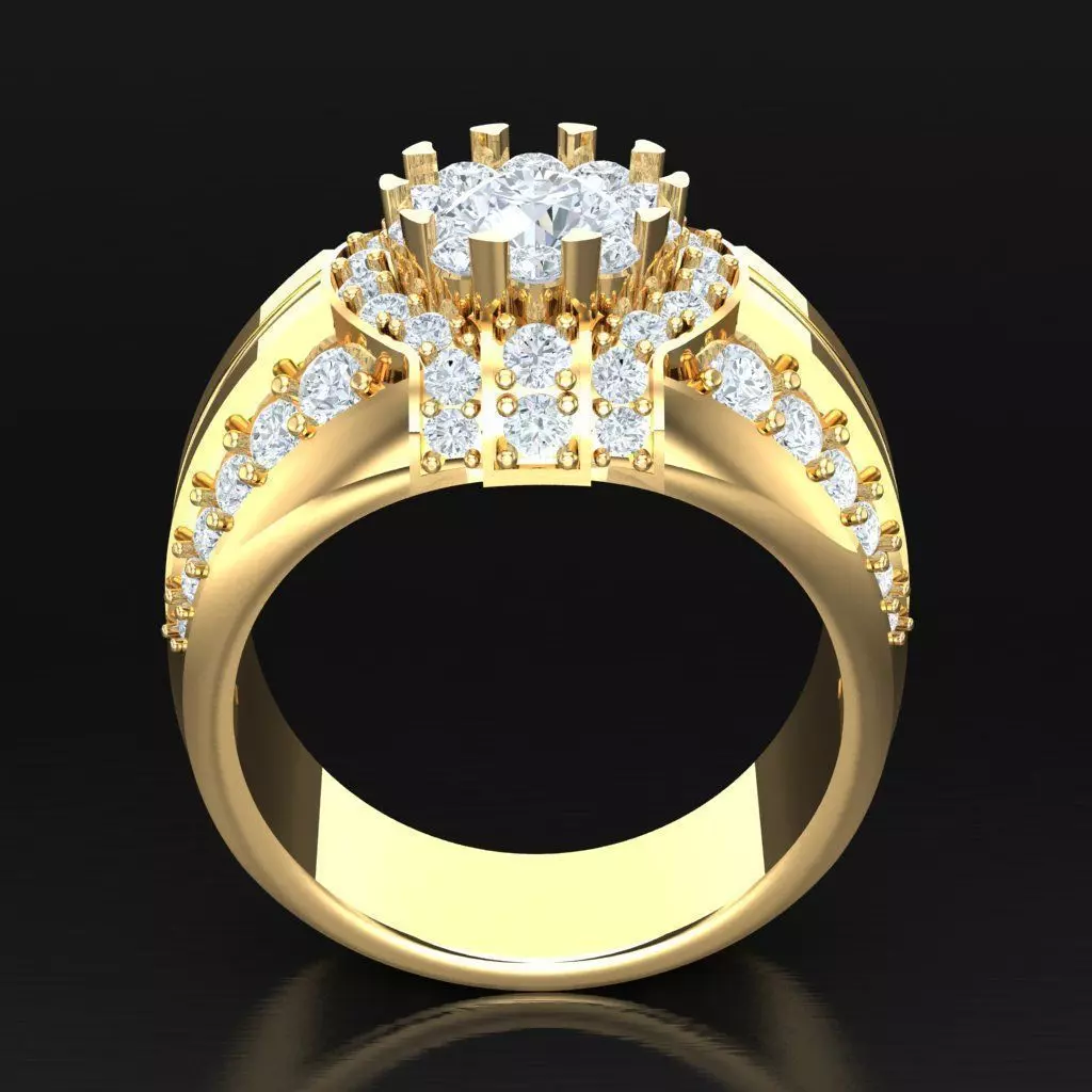Luxury Men Rings Designs 5MR049 3D print model