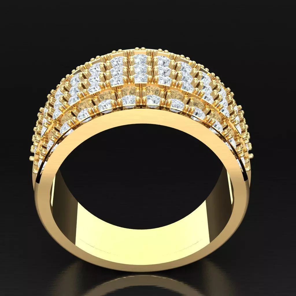 Luxury Men Rings Designs 5MR046 3D print model