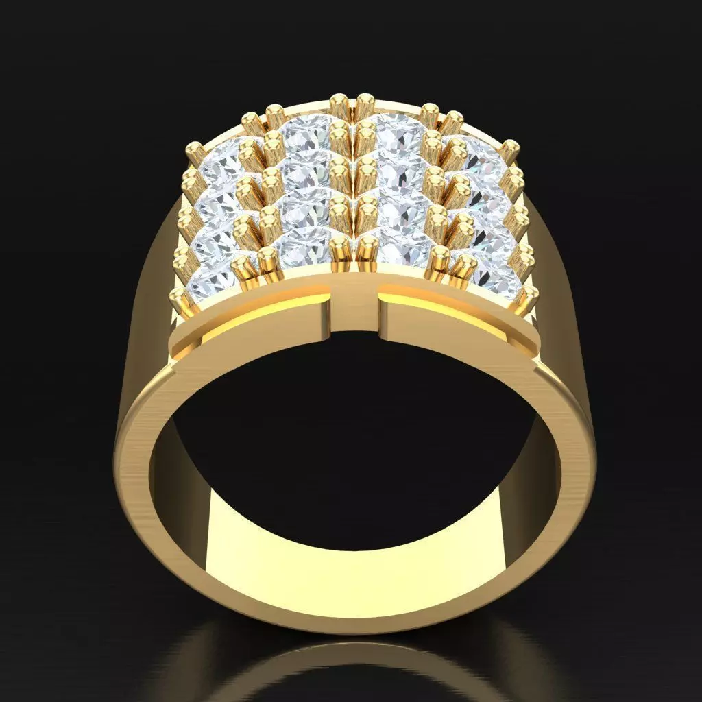 Luxury Men Rings Designs 5MR044 3D print model