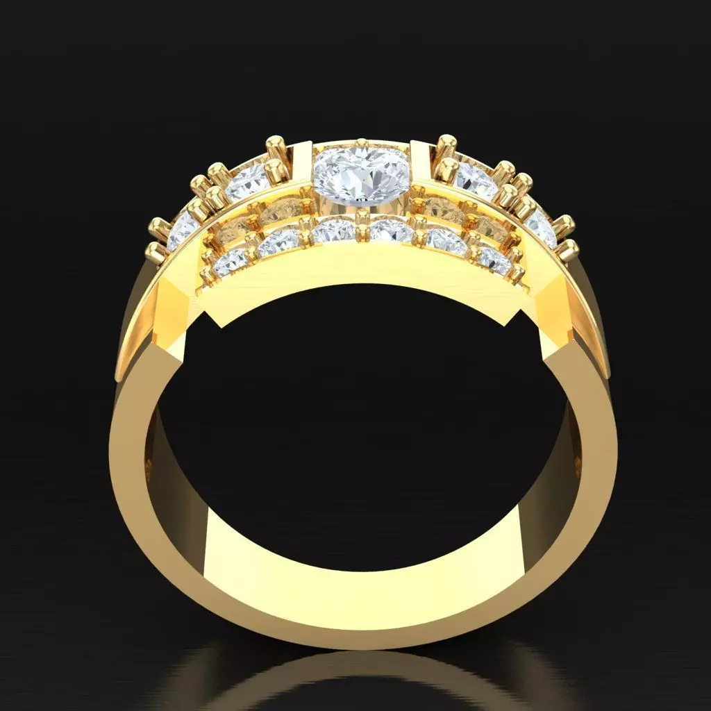 Luxury Men Rings Designs 5MR043 3D print model