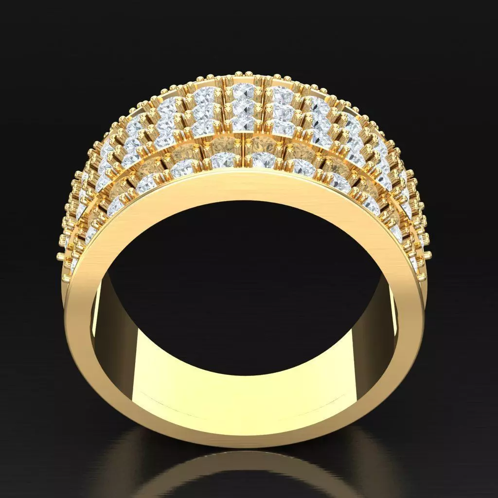Luxury Men Rings Designs 5MR035 3D print model