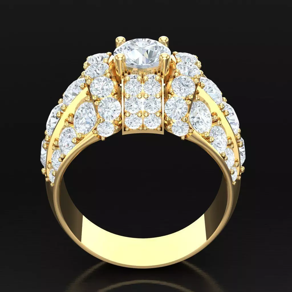 Luxury Men Rings Designs 5MR031 3D print model