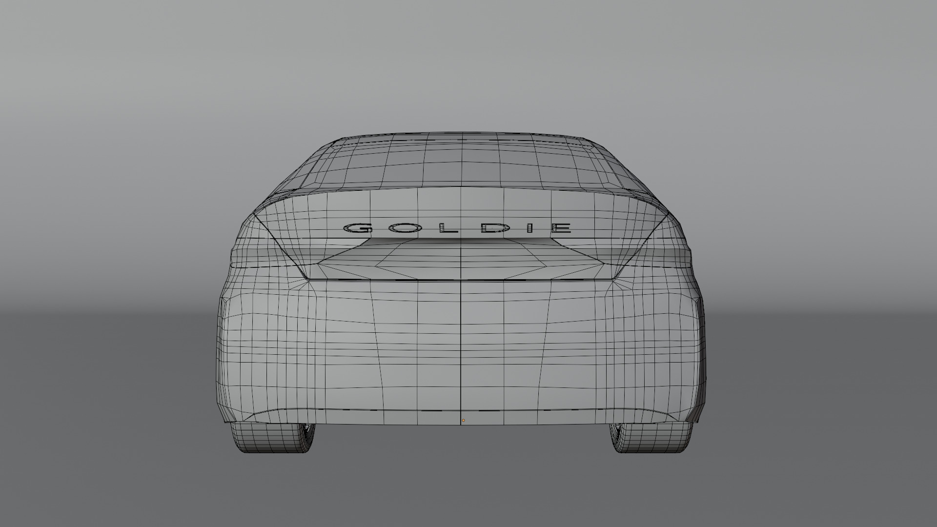 D-Segment Sedan Low-poly 3D model_9