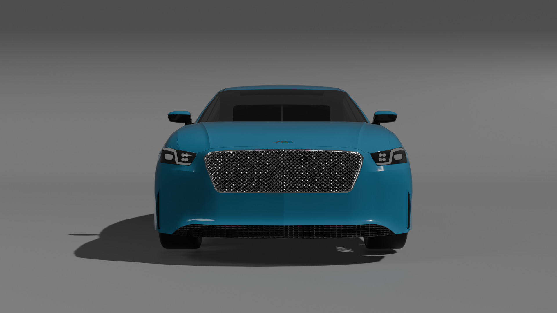 D-Segment Sedan Low-poly 3D model_1