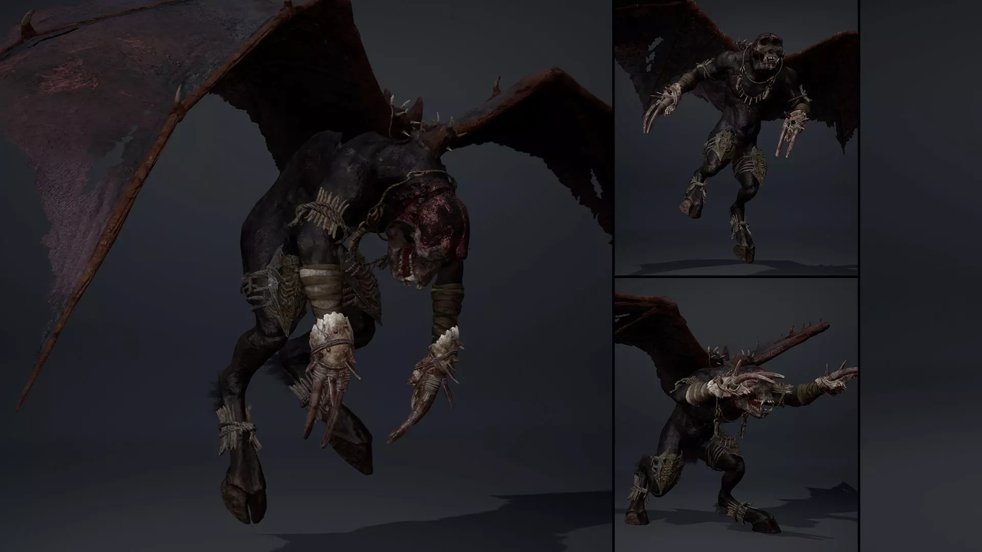 Gloomwind Fatty Brutal Low-poly 3D model