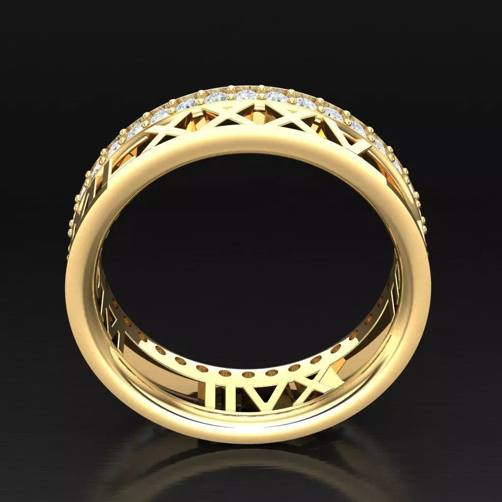 Luxury Men Rings Designs 5MR023 3D print model