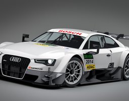 Audi RS5 DTM 2014 - basic 3D Model