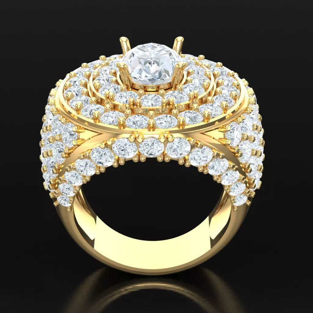 Luxury Men Rings Designs 5MR015 3D print model