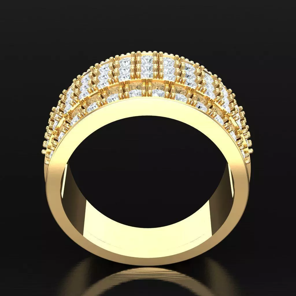 Luxury Men Rings Designs 5MR012 3D print model