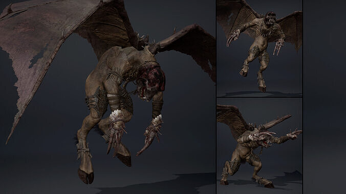 Gloomwind Fatty Low-poly 3D model