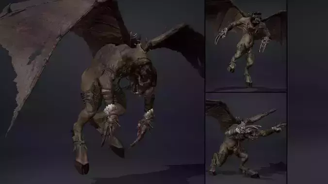 Gloomwind Fatty Low-poly 3D model