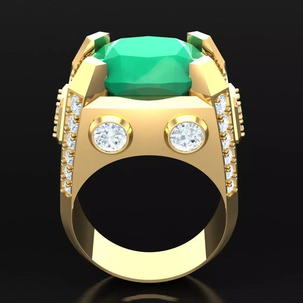 Luxury Men Rings Designs 5MR010 3D print model