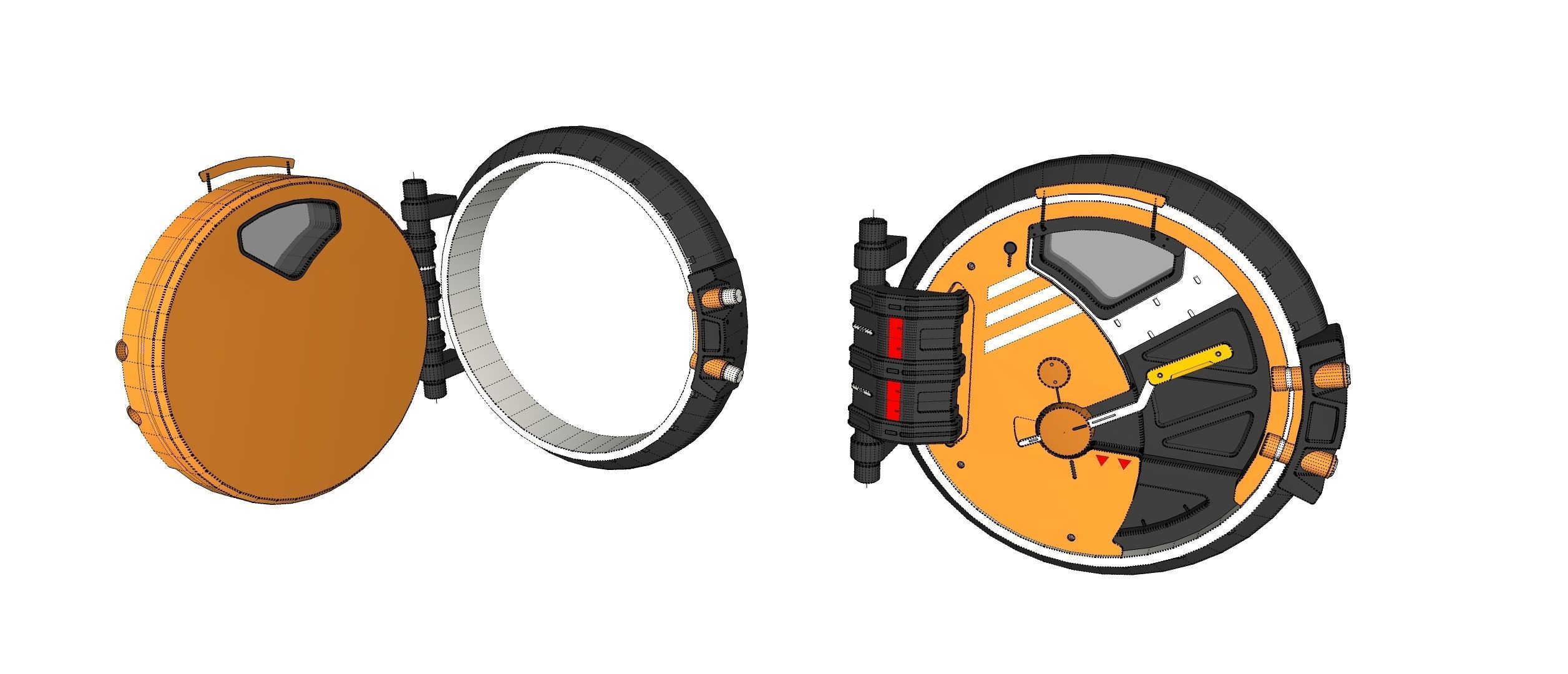 sci fi hatch 1 3D model_29