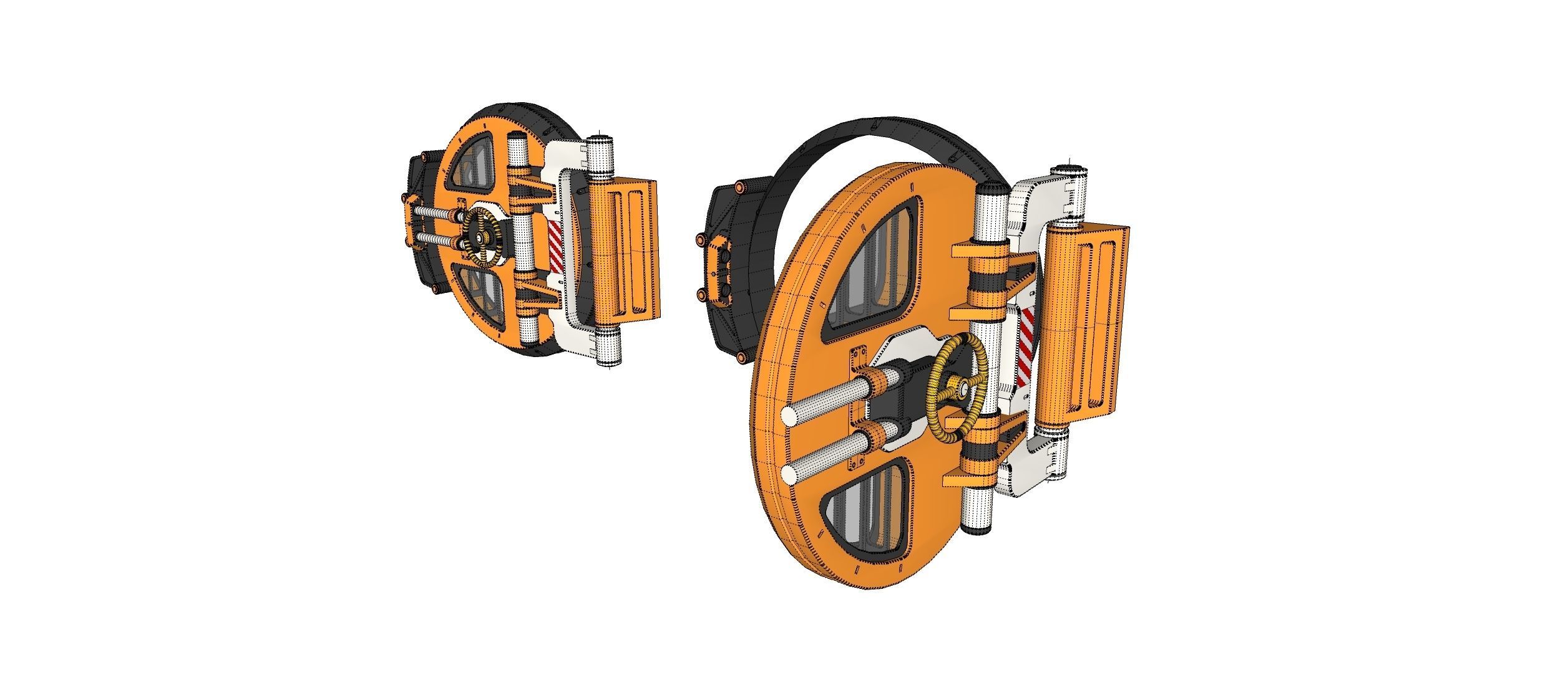 sci fi hatch 1 3D model_27