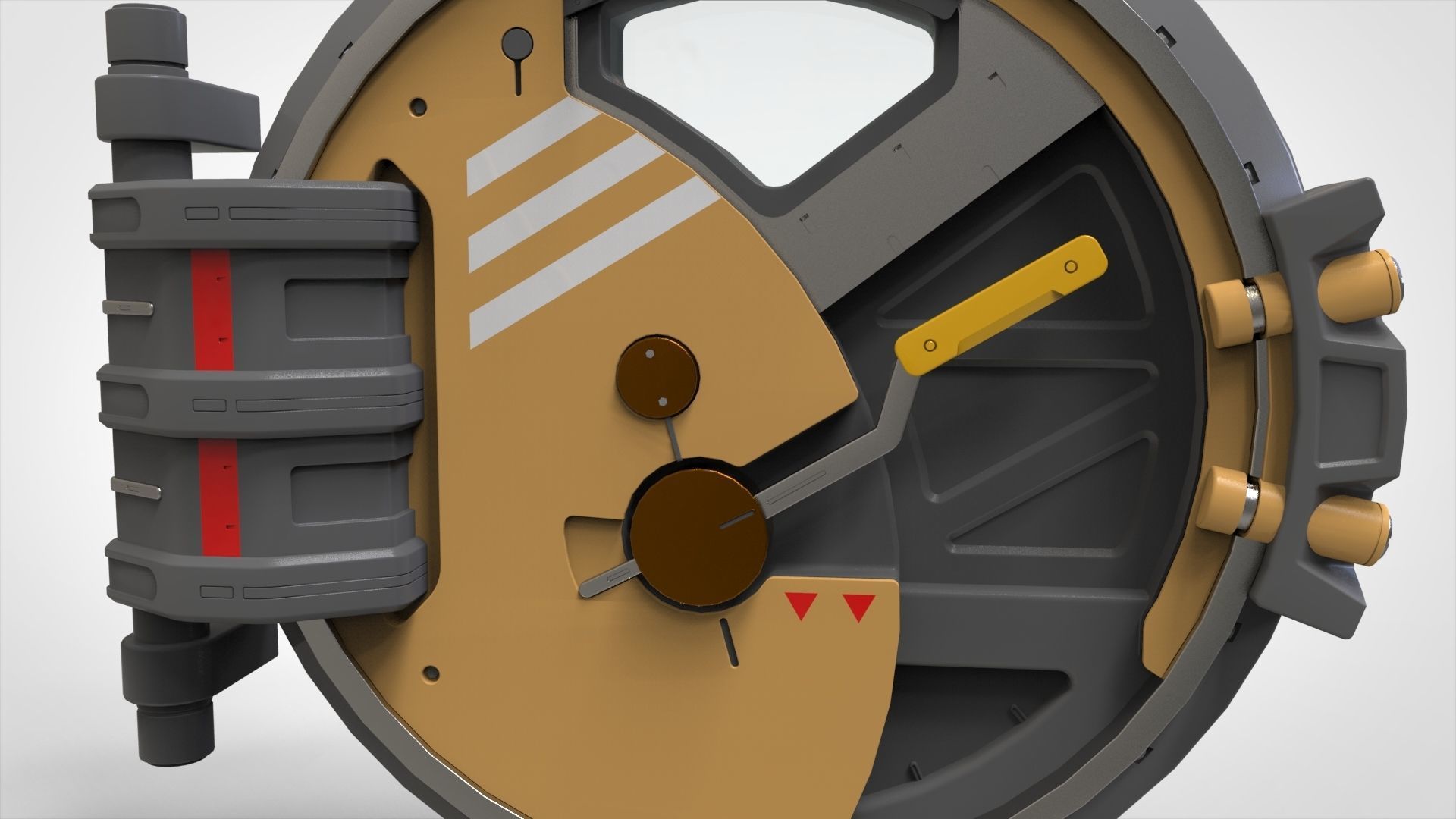 sci fi hatch 1 3D model_20