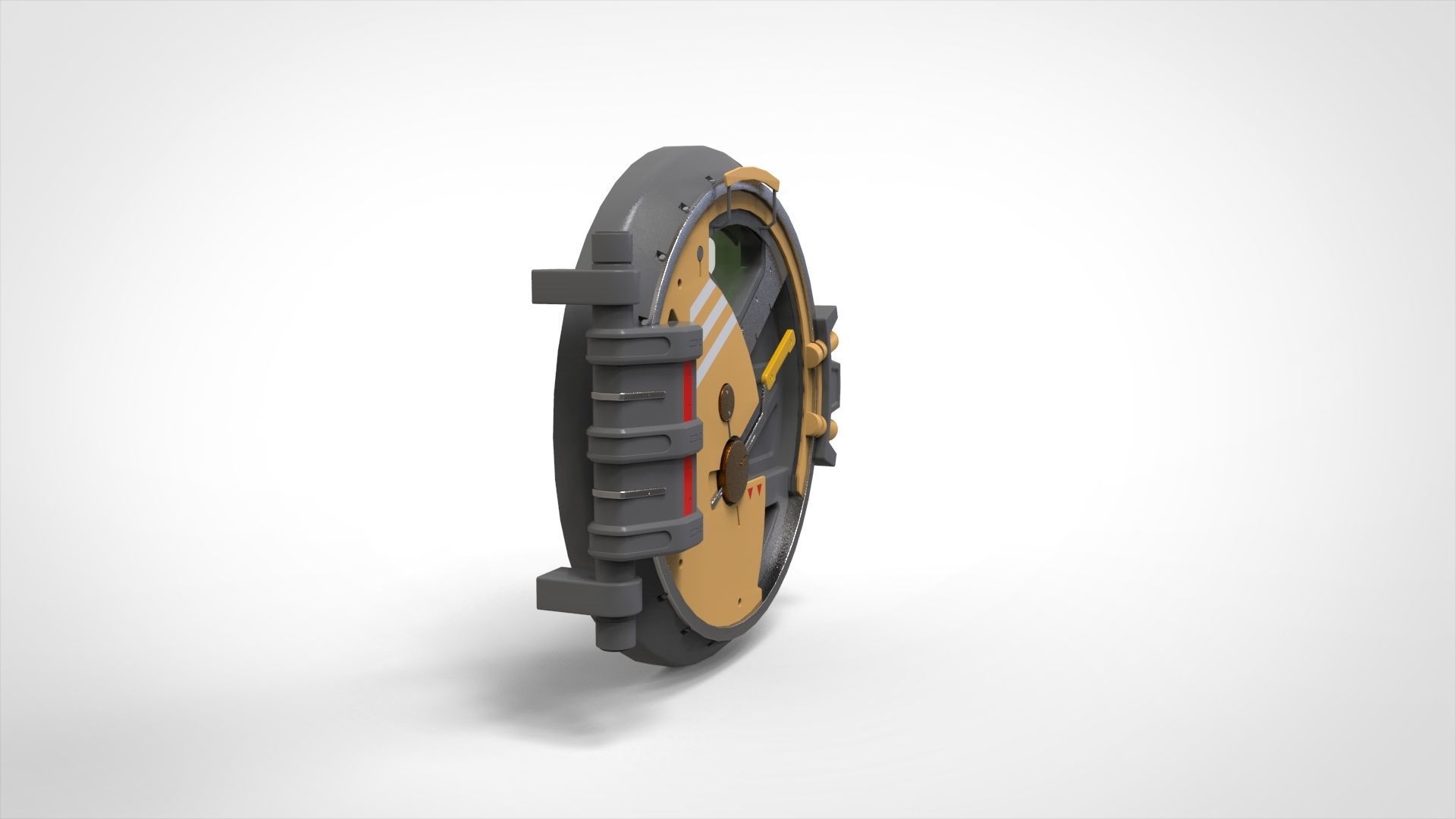 sci fi hatch 1 3D model_15