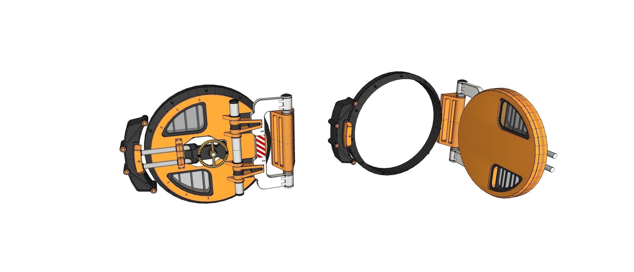 sci fi hatch 1 3D model_26