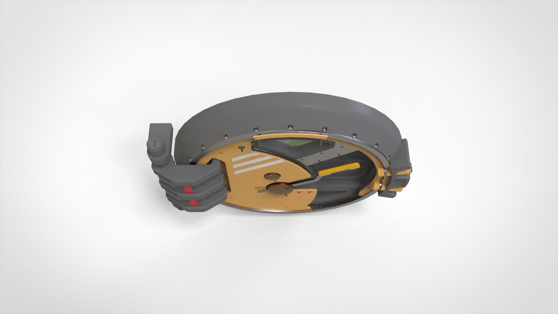 sci fi hatch 1 3D model_18