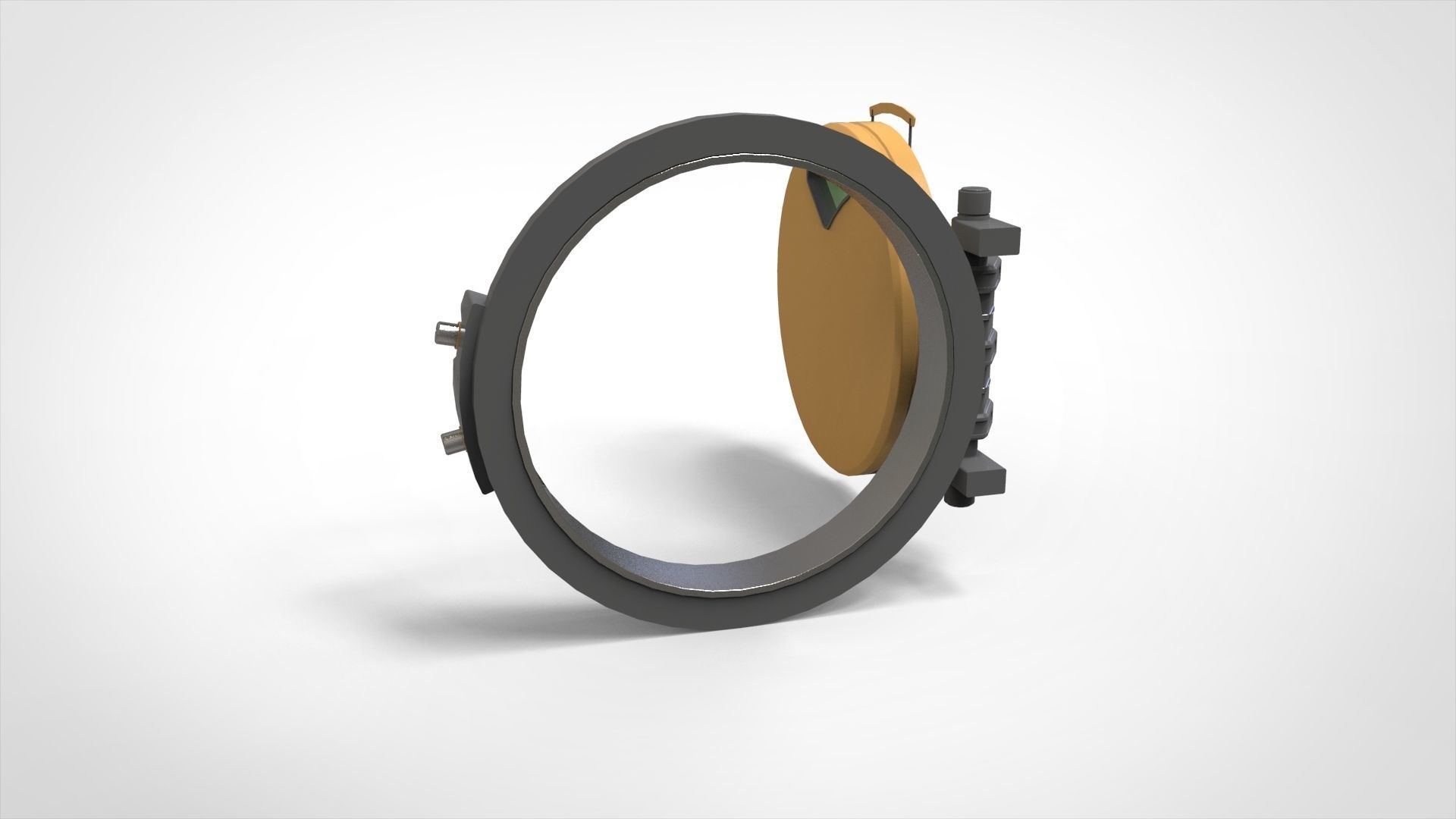 sci fi hatch 1 3D model_24