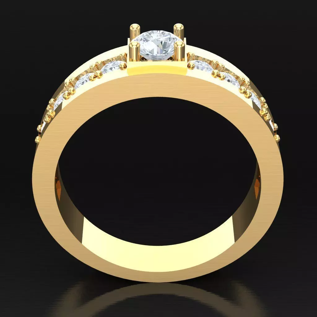 Luxury Men Rings Designs 4MR093 3D print model