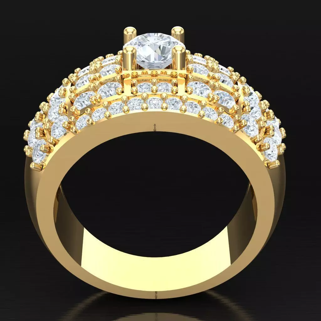 Luxury Men Rings Designs 4MR089 3D print model