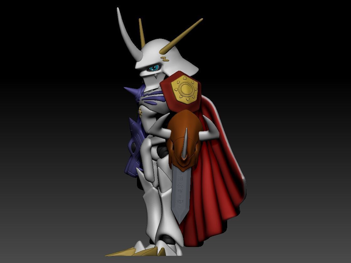 Omegamon Omnimon Chibi 3D print model_3