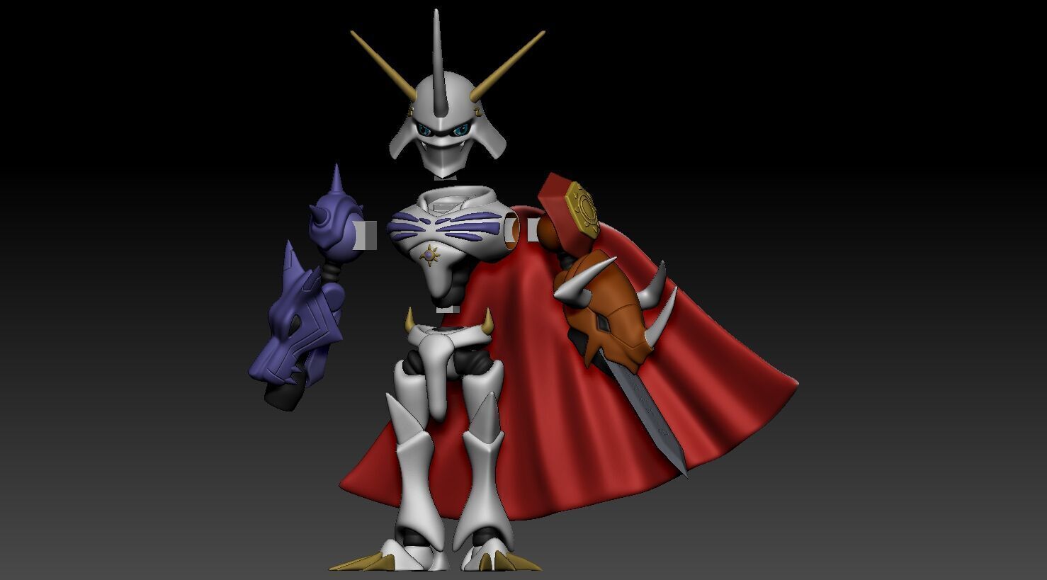 Omegamon Omnimon Chibi 3D print model_7