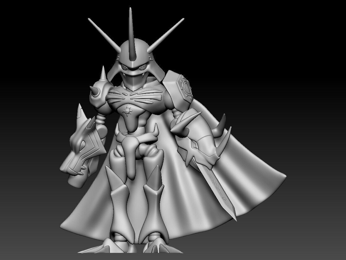 Omegamon Omnimon Chibi 3D print model_2