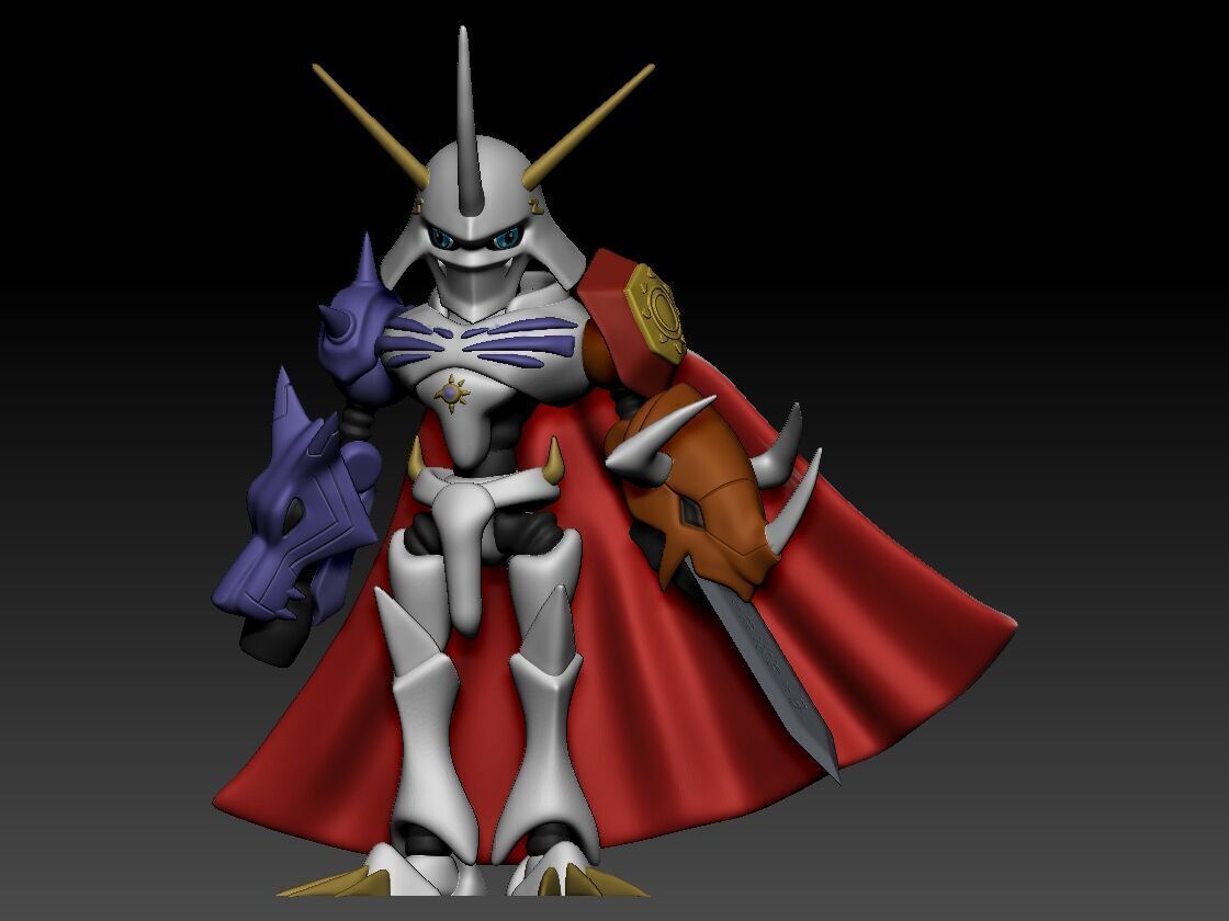 Omegamon Omnimon Chibi 3D print model_1
