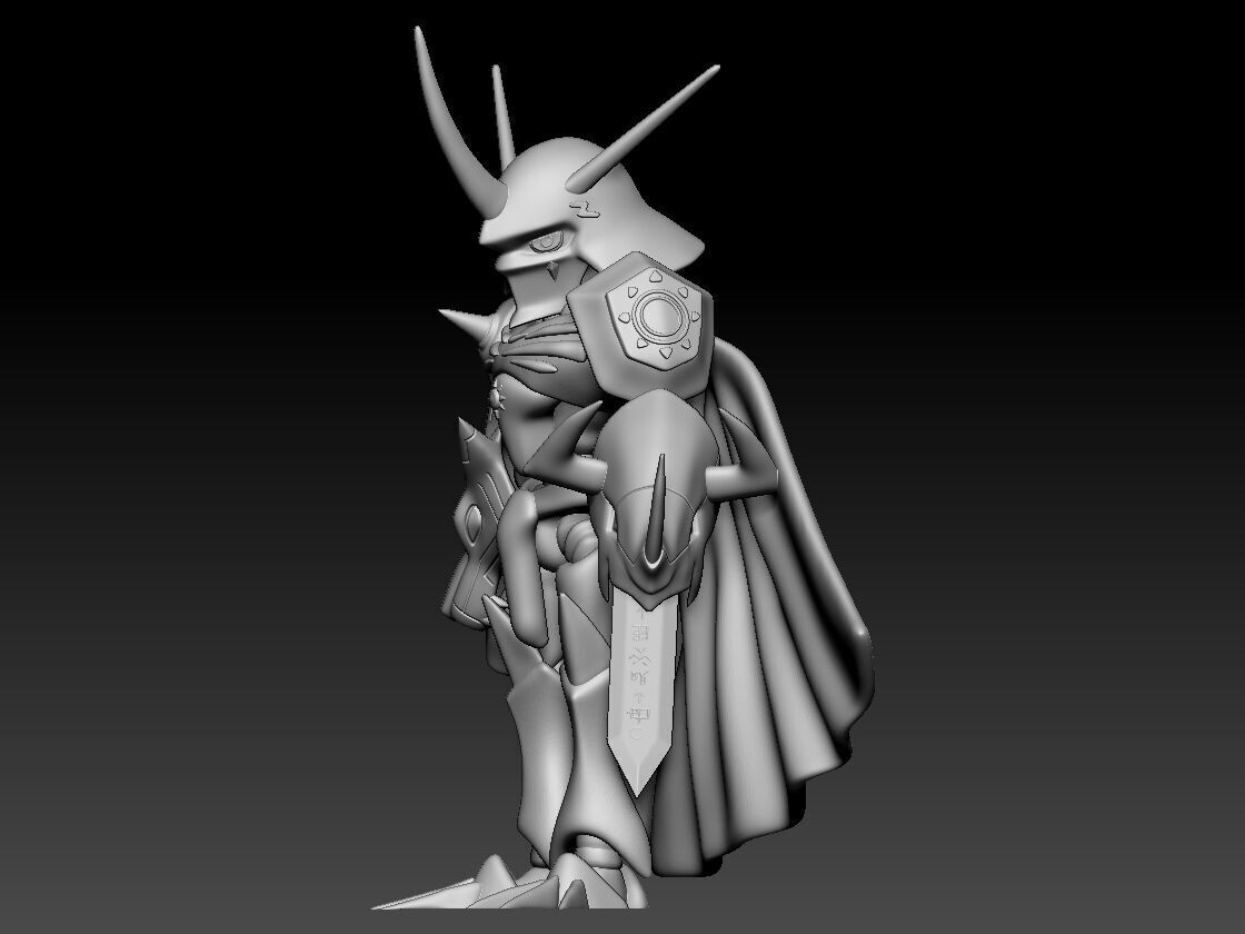 Omegamon Omnimon Chibi 3D print model_4