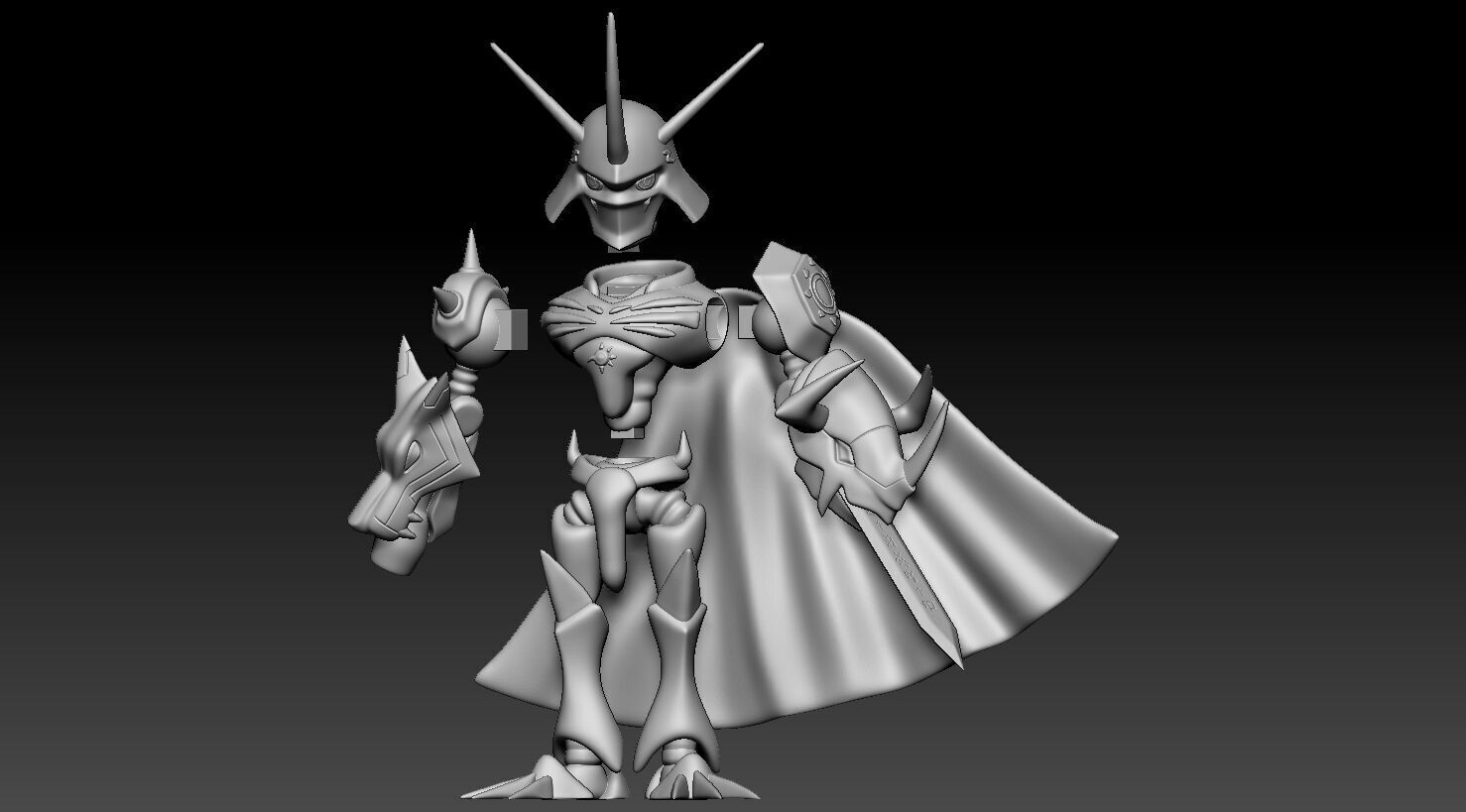 Omegamon Omnimon Chibi 3D print model_8