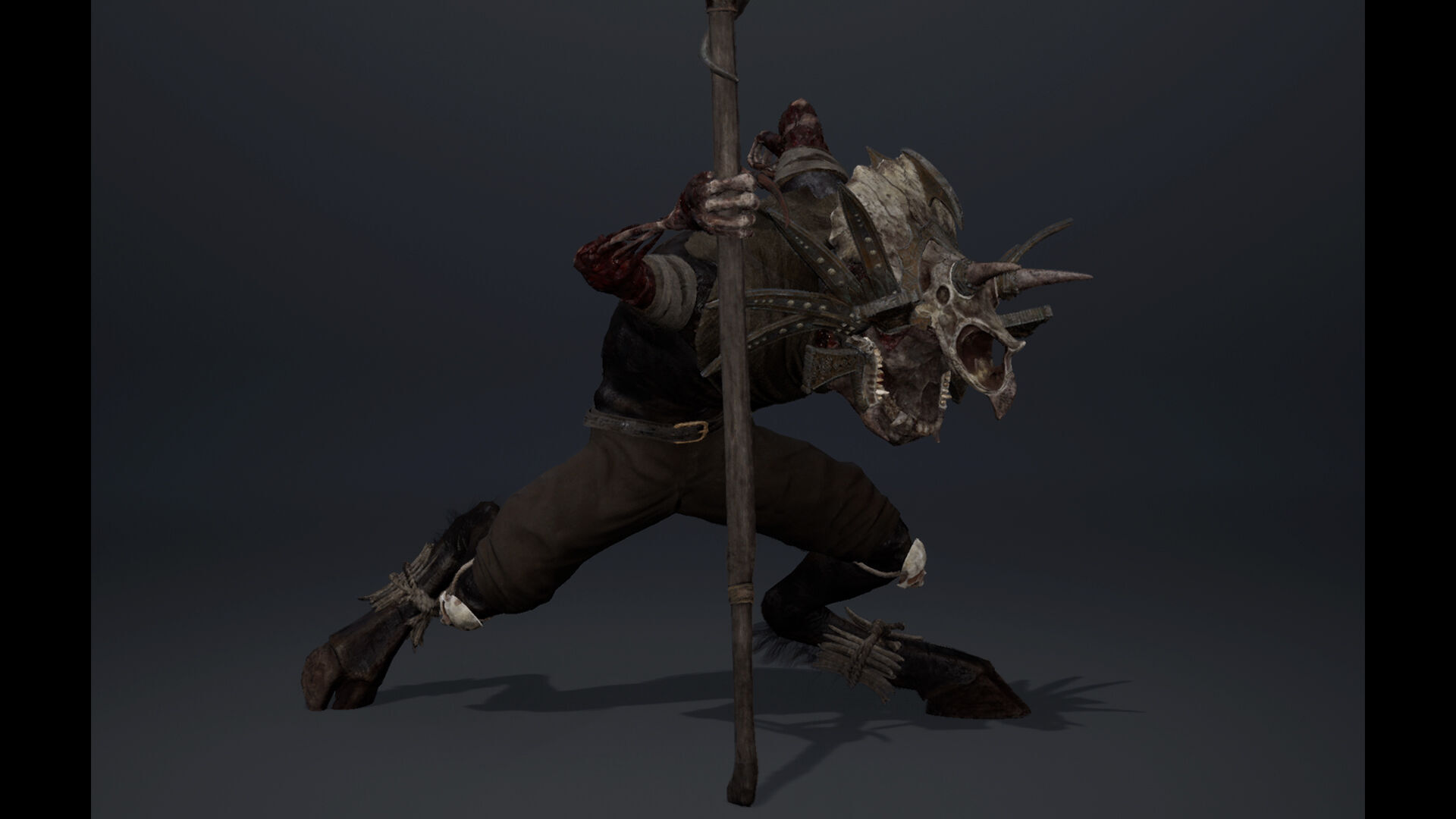 Gloom Mage Damaged Low-poly 3D model_19