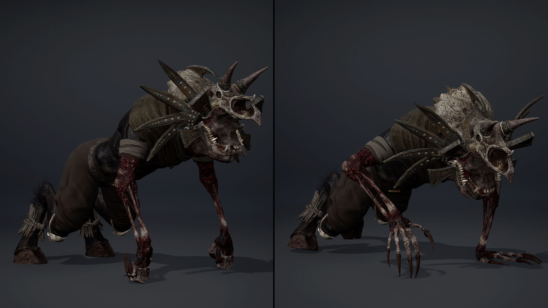 Gloom Mage Damaged Low-poly 3D model_9