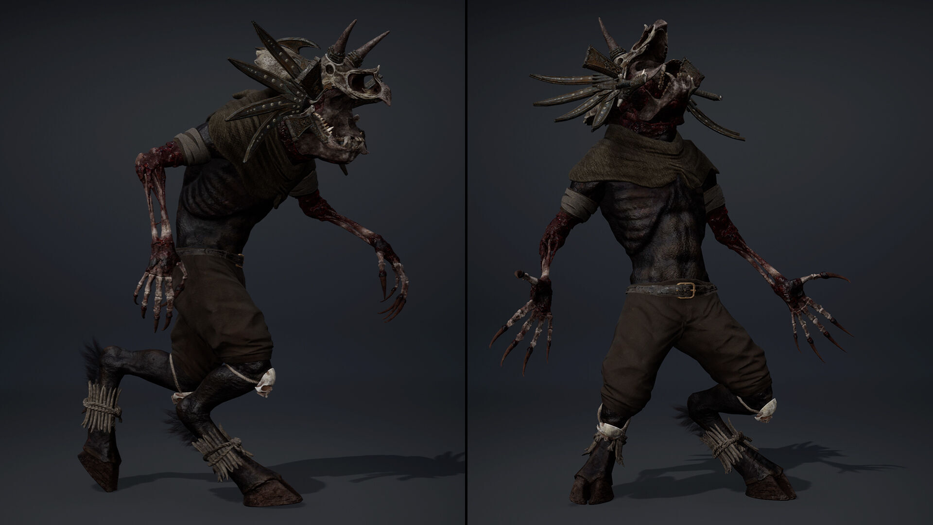 Gloom Mage Damaged Low-poly 3D model_17