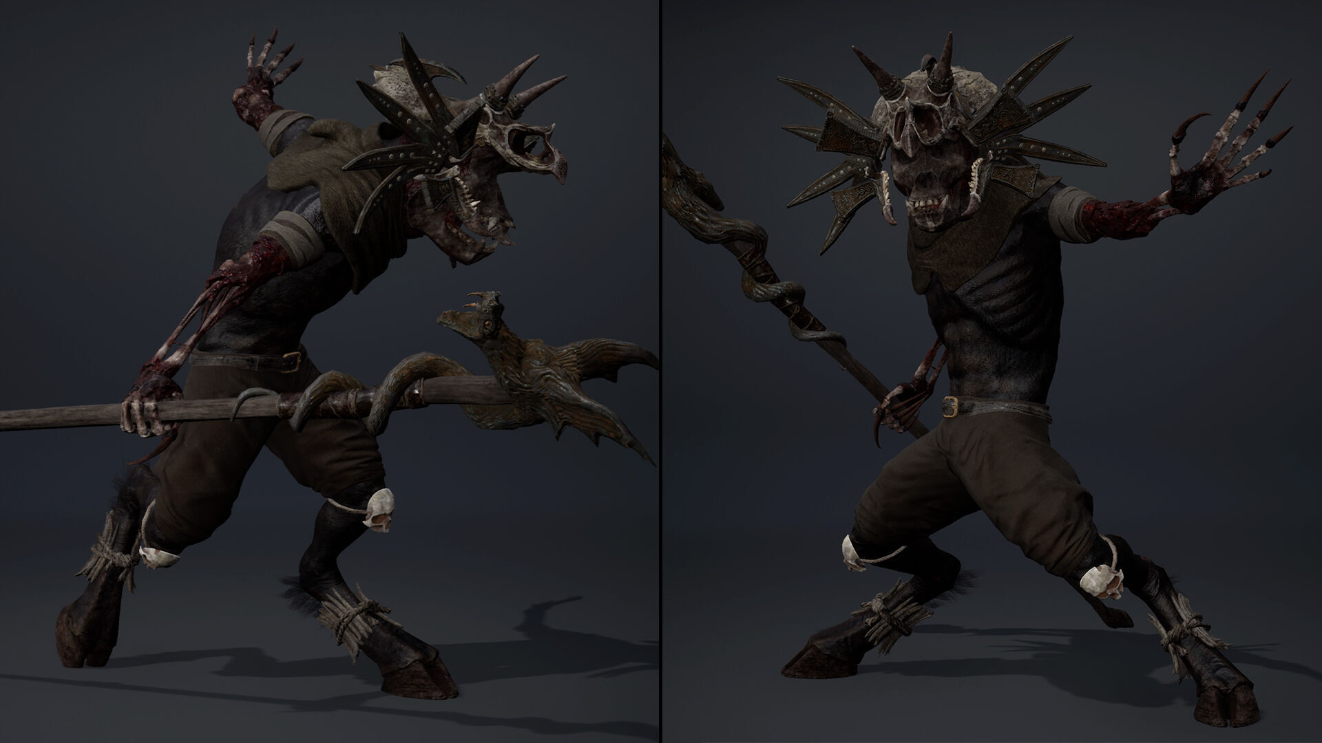 Gloom Mage Damaged Low-poly 3D model_6